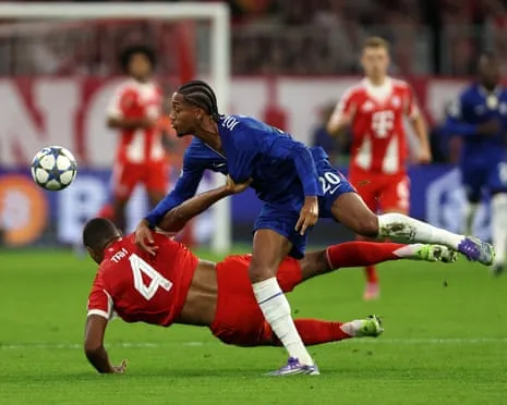The Blues' boss fumes after Bayern Munich center-back Jonathan Tah escapes red card during Champions League defeat
